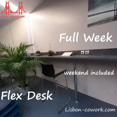 lisbon-cowork's flex desk for digital nomads